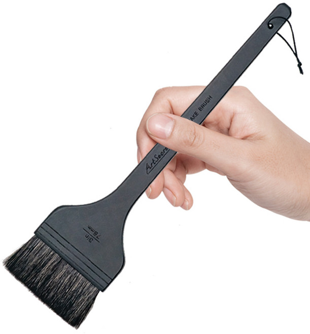 민화 수채화 백붓 풀솔 고급산양모 롱핸들 2880, 1개, 3인치(76mm)