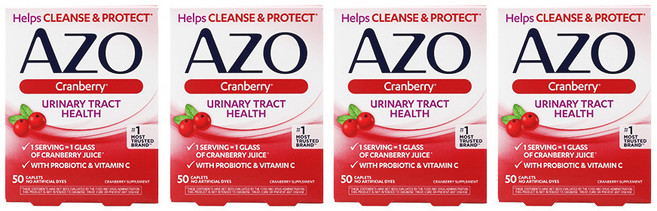 Azo 아조 크랜베리, 50정, 4개