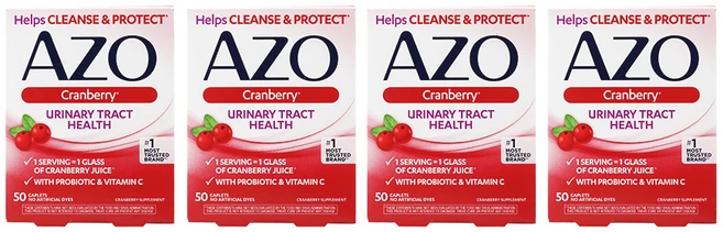 Azo 아조 크랜베리, 50정, 4개 - 쿠팡