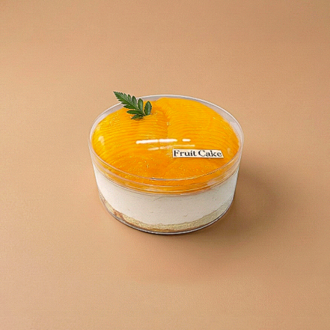 애플망고케이크 애플망고 생과일 생크림 망고케이크, 1개, 400g