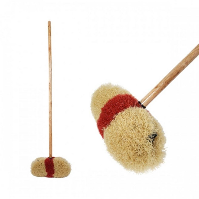 버스차솔 목봉120cm 부드러운원사 묵은때청소 면사헤드 찌든때청소 욕실바닥 막대솔 실차솔, 1개