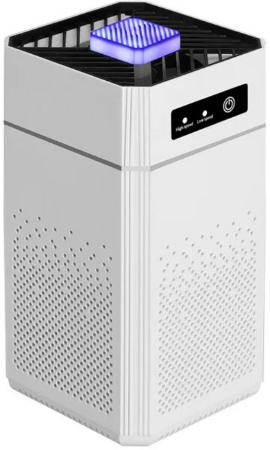 가정용 공기 청정기 음이온 발생기 냄새 제거기 유해 헤파 필터 침실용, 01 Purifier with Filter, 1개