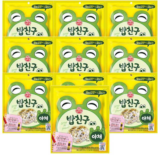 오뚜기 밥친구 야채 36.3G, 10개