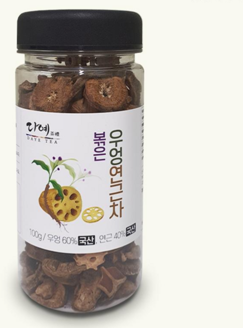 다예 볶은 우엉연근차, 100g, 1개입, 3개