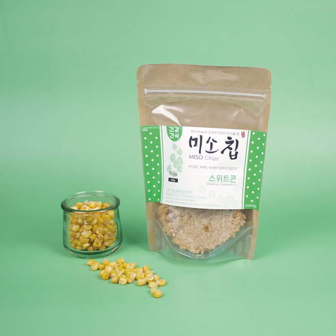 미소칩 스위트콘 누룽지 120g 누룽지칩 미소밥상누룽지 건강간식, 1개