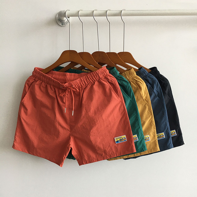 벙커벙커 빅사이즈 쿨 아이스 4부 밴딩 패치 반바지