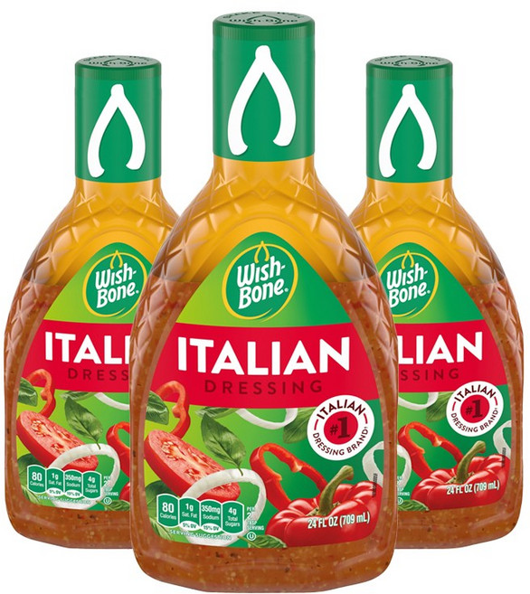 위시본 이탈리안 드레싱, 3개, 709ml