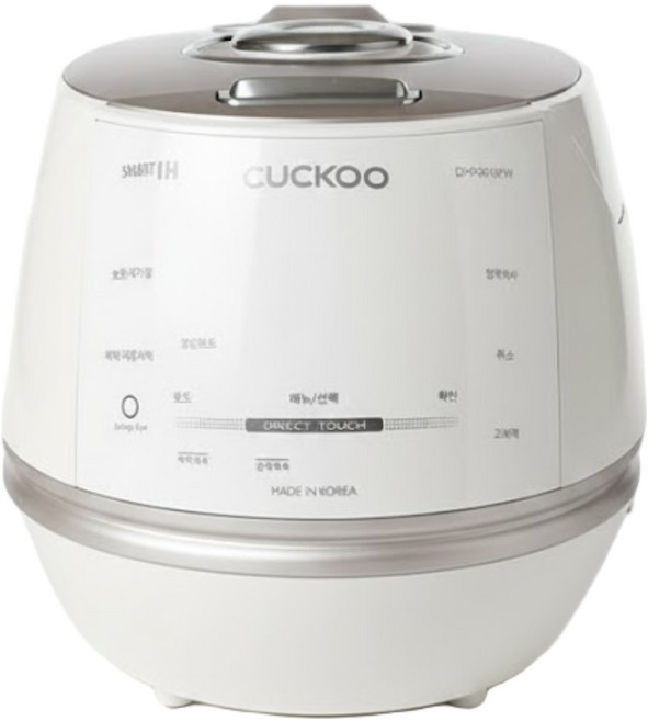 쿠쿠 IH 전기압력밥솥 6인용, CRP-DHP0610FW, 그레이스 화이트