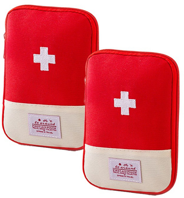 여행용 구급약 파우치 휴대용 상비약 보관 소형