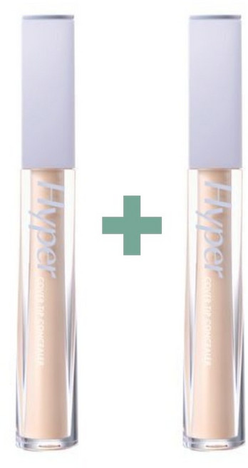 루나 하이퍼 커버 팁 컨실러, 1개, 1+1 베이지(2호)