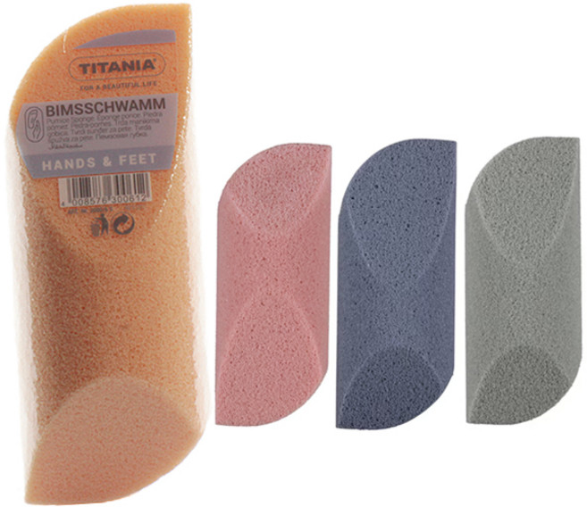 독일 티타니아 풋파일/경석 스펀지/각질블럭/발밀이, 1개입, 1개