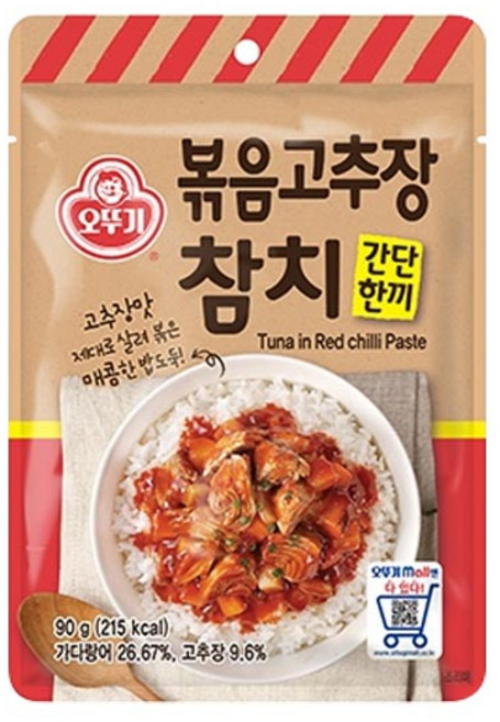오뚜기 간단한끼 볶음고추장 참치, 90g, 1개