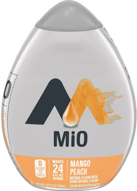 미오 리퀴드 워터 인핸서 망고 피치, 1개, 48ml - 쿠팡