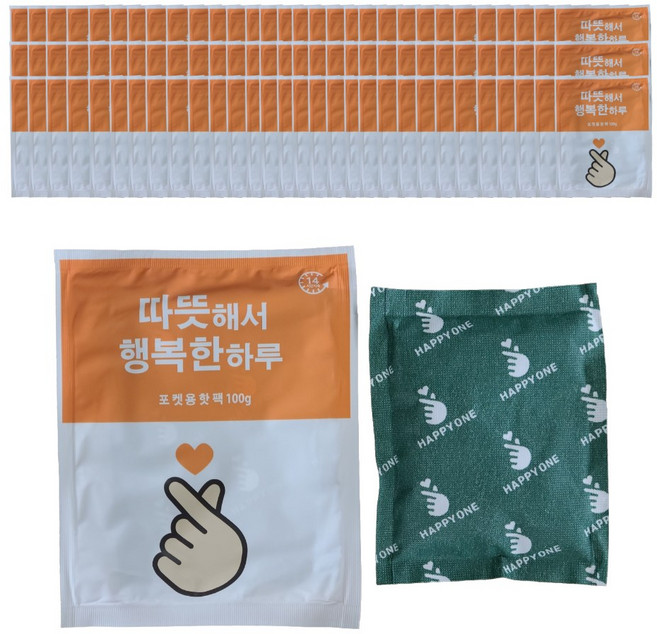 해피데이 행복한 핫팩 포켓형 100g, 180개