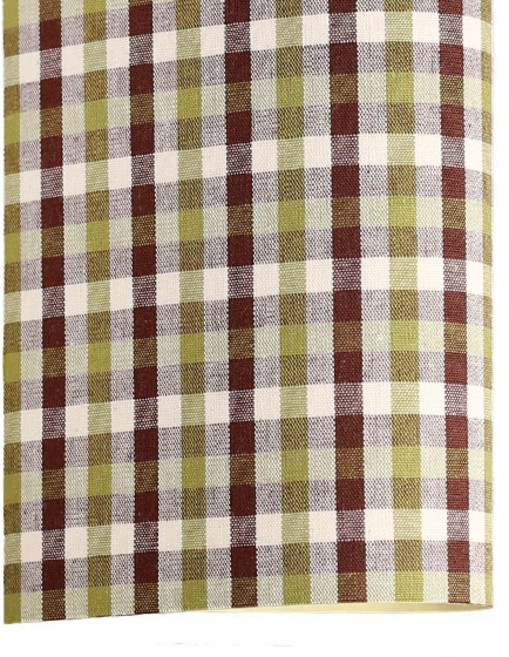 패브릭스티커 - 브라운그린체크[04] / 무늬 패턴 천 원단 리폼 포인트 벽지 면 접착 인테리어 홈데코 다꾸 데코 패브릭 스티커 시트지