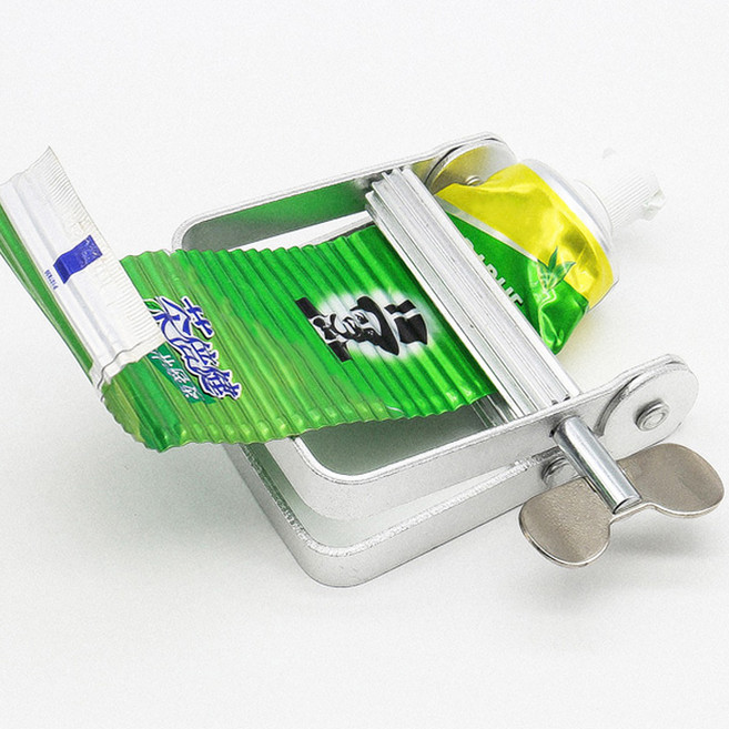 알뜰살뜰 치약짜개 모음집 스텐 치약 짜는 기구 튼튼한 튜브 롤링 디스펜서, 일체형, 1개