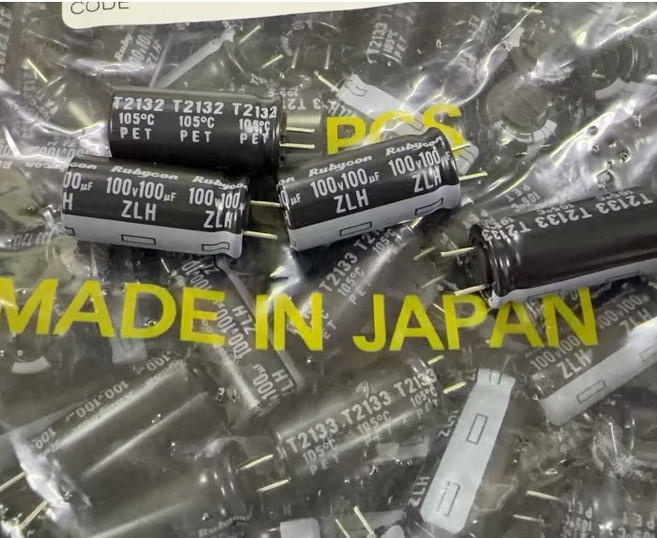 RUBYCON 電容 100uF/100V 105°C ZLH 日本製電解電容, 1個