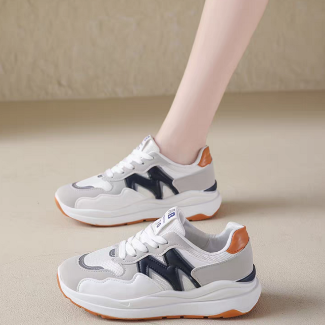 스타일닥터 여성 빈티지키높이 운동화 통굽 5cm 발편한 미끄럼방지 스니커즈 데일리