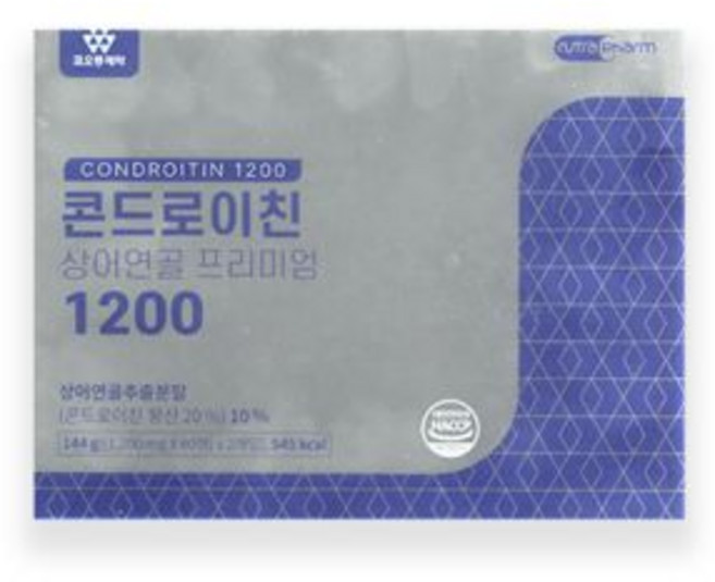 코오롱제약 콘드로이친 상어연골 프리미엄1200 세트 1200mg 120정, 1개