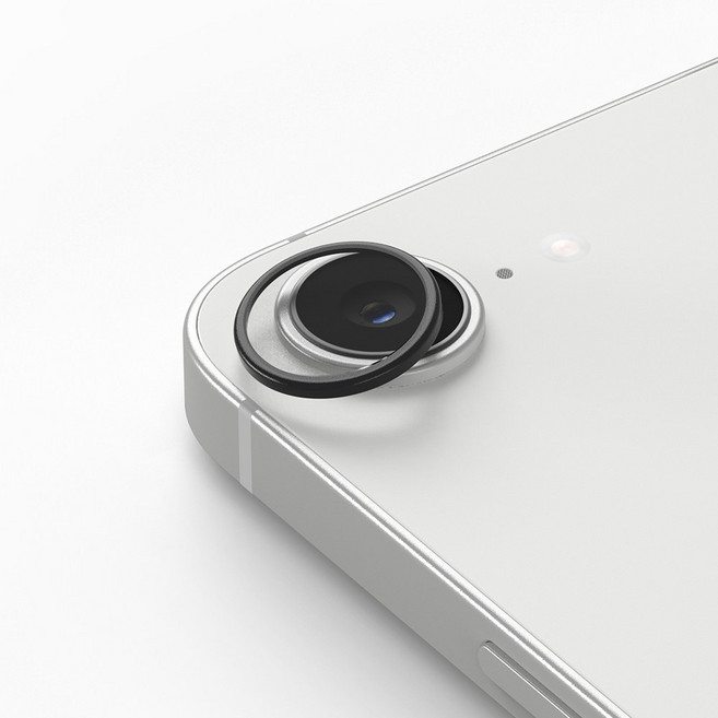 로랜텍 빛번짐 차단 풀커버 카메라 렌즈 프레임 강화유리 휴대폰 보호필름 세트, 1세트