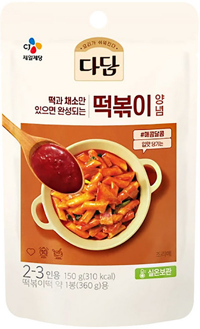 다담 떡볶이양념, 150g, 4개