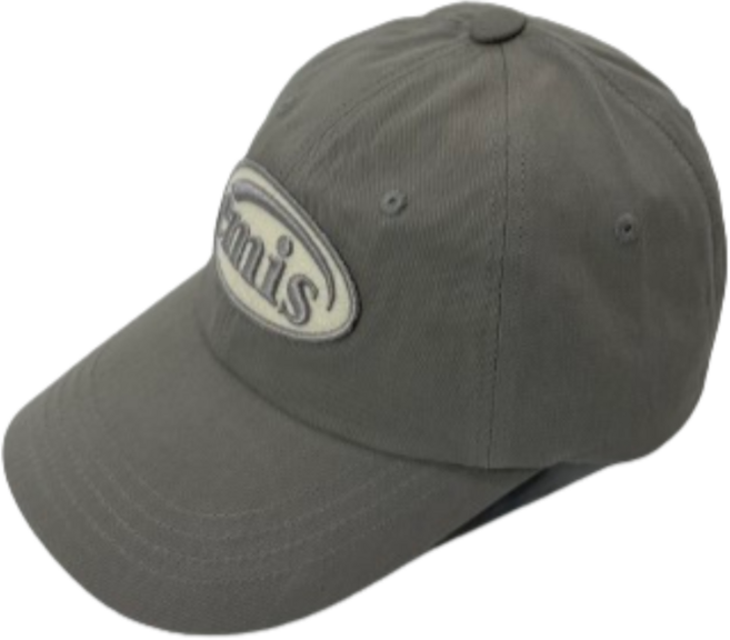 다다] 이미스 emis 톤 온 톤 와펜 볼캡 그레이