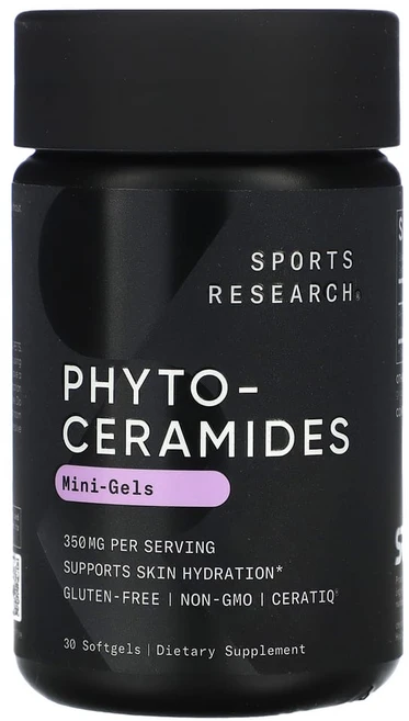 스포츠리서치 피토세라마이드 스킨 하이드레이션 350mg 소프트젤 30정, 1개 - 쿠팡