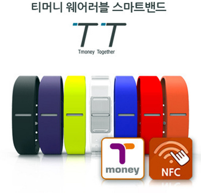 티머니 No129/티머니 교통카드 스마트밴드 티티 색상-랜덤, 1개