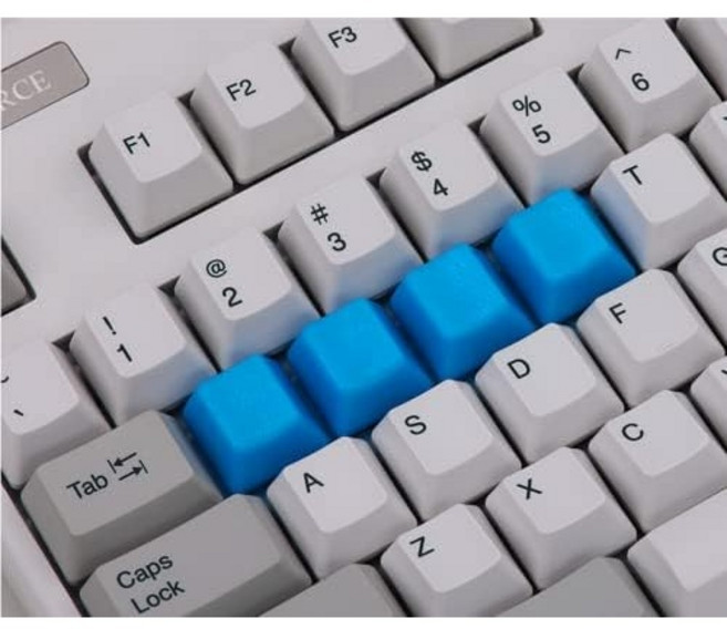 4개의 논슬립 정전식 키캡 R1 R2 R3 R4 POM 빈 키보드 Topre Fc660c HHKB 프로페셔널 해피 해킹 리얼포스 R1*4개 블랙, R3*4 Pcs, Blue