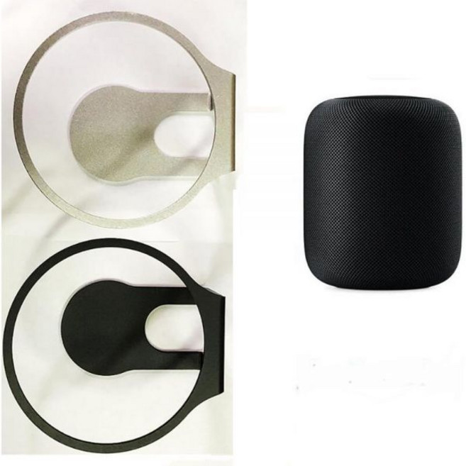 13472268 스피커 부품 액세서리 부속품 HomePod 2스피커 가능 알루미늄제 월 브래킷/월 브래킷 내구성에 스피커·스탠드 부착 Black, 블랙