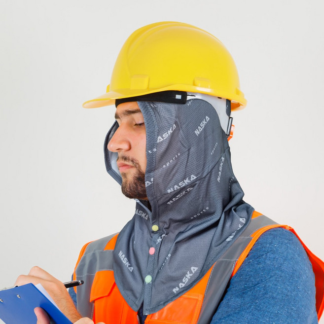 안전모 햇빛가리개 1+1 얼굴 자외선차단모자 쿨선가드