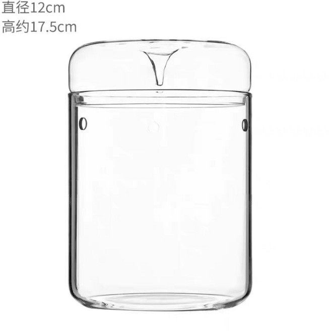 微景觀玻璃水滴生態瓶 桌面植物盆栽, 1個, 露集杯12cm*17.5cm一個裝