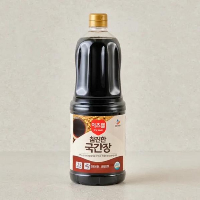 CJ 이츠웰 참진한 국간장 1.8L 2개