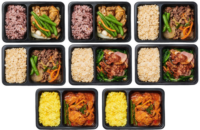 [샐러드보울] 넉넉소반 혼밥 필수 1인 실속팩 세트, 2세트, 1.409kg