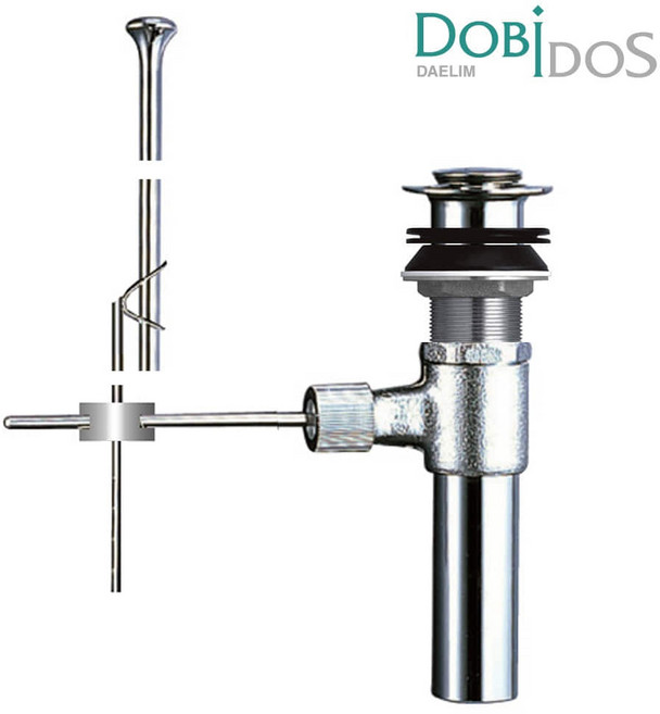 대림통상 도비도스 세면대마개 폽업 팝업 욕실 세면기 배관, 1개