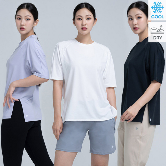 [봄 페스타] 얼티밋기어 쿨링 프레시 여성 반팔티셔츠 숏 슬리브 여름 냉감기능 빠른건조 스트레치 러닝복 운동복