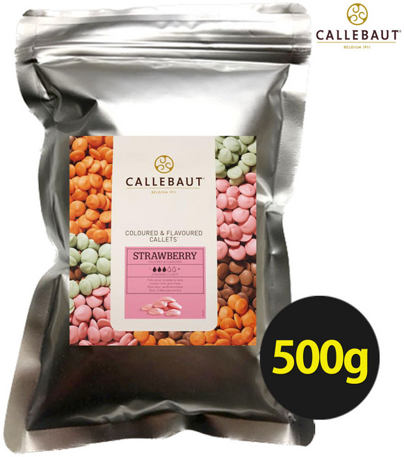 칼리바우트 딸기맛 커버처 깔리바우트 칼레바우트 초콜릿 벨기에, 500g, 1개, 1개