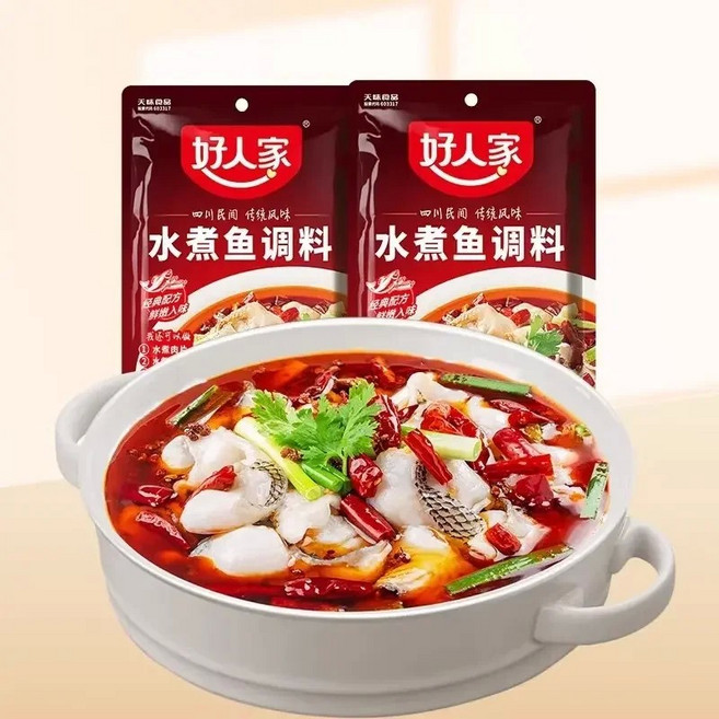 호인가 마라생선 양념소스 사천 수이주위 198g 10봉 JIKTEM WW5112719, 198g 5봉