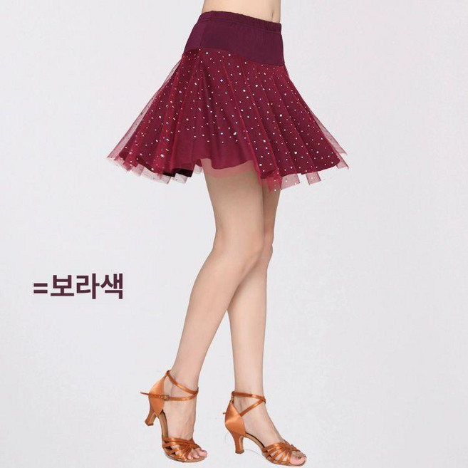 여성 반짝이 스포츠 반팔