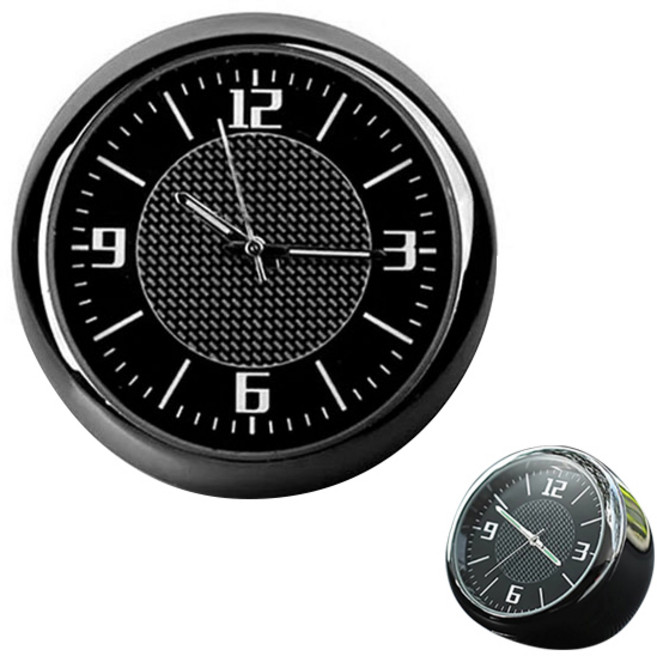 스탠드형 차량 시계 자전거 오토바이 자동차, 1개, 블랙