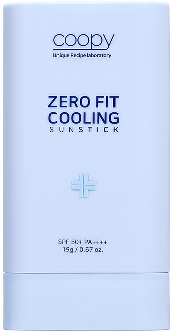 쿠피 끈적임없는 제로핏 즉각 쿨링 수분 선스틱 SPF50+ PA++++, 19g, 1개