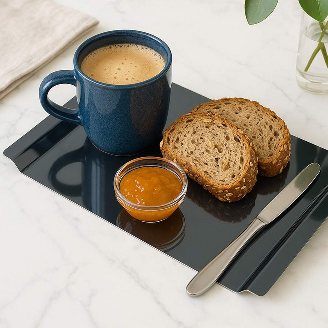 테르헨 316 스테인레스 도마 17x30cm 티타늄서빙도마, 1개