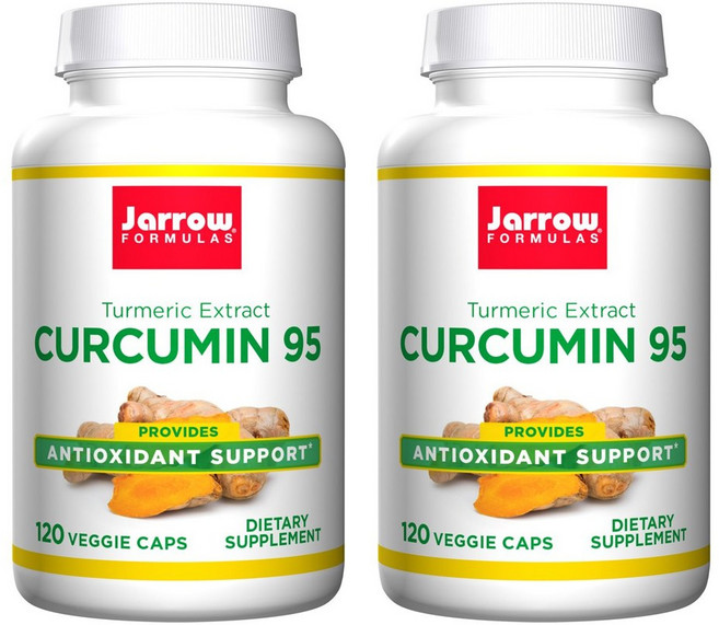 Jarrow FORMULAS 賈羅公式 薑黃素95素食膠囊 500mg, 120顆, 2罐