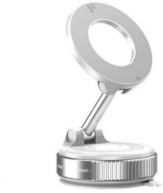소소온 360도 회전 맥세이프 흡착식 거치대, 화이트, 1개