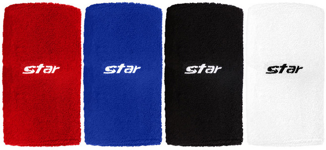 스타스포츠 손목밴드 롱, 블랙, 1개