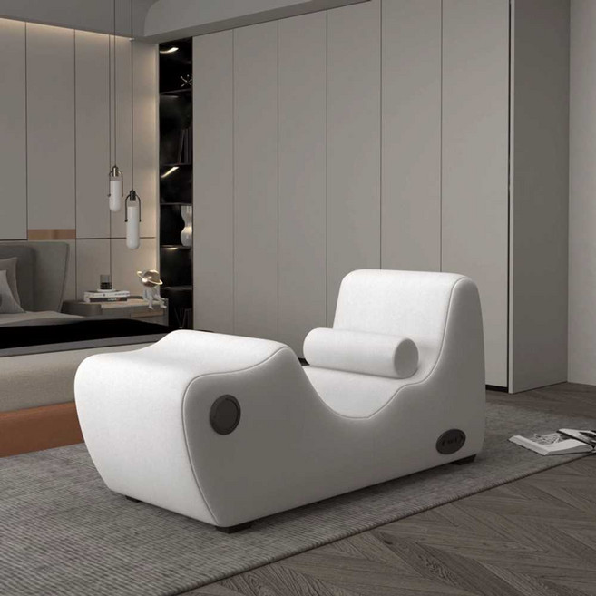 러브의자 S자 러브쇼파 성인용 체위 쿠션 안락 소파, 블랙 철제 프레임, 1개