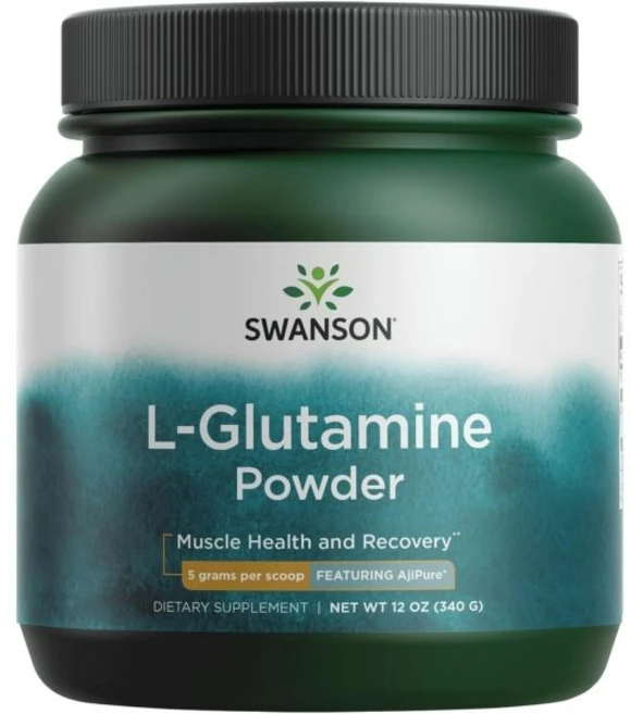 스완슨 Swanson Amino Acid Ajipure L-Glutamine Powder 12 Ounce 340 g Pwdr, 1개, 340g - 쿠팡