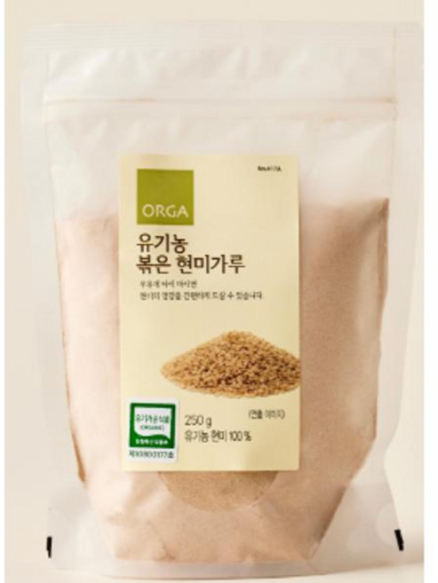 ORGA 유기농 볶은현미가루, 250g, 22개