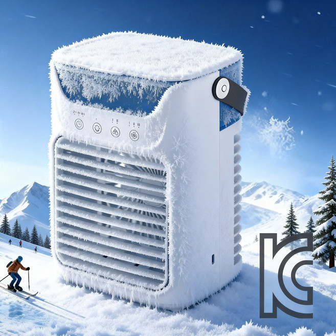 3in1 다기능 저소음 냉풍기 3단계 조절 usb 선풍기 가습기 탁상용, PC-LFJ