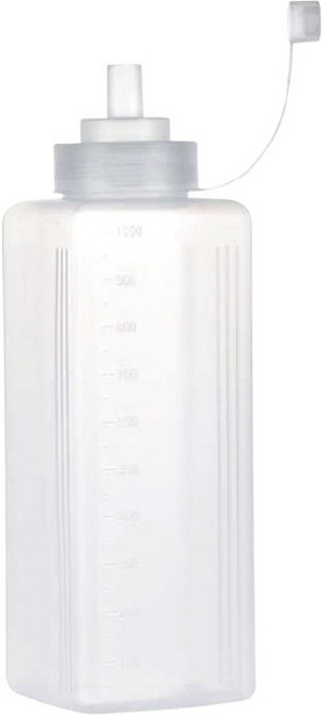 1000ml 方形醬料瓶 大口徑擠醬瓶 蕃茄醬瓶 果醬瓶 調料瓶, 1個, 【1000ML】大口徑擠醬瓶